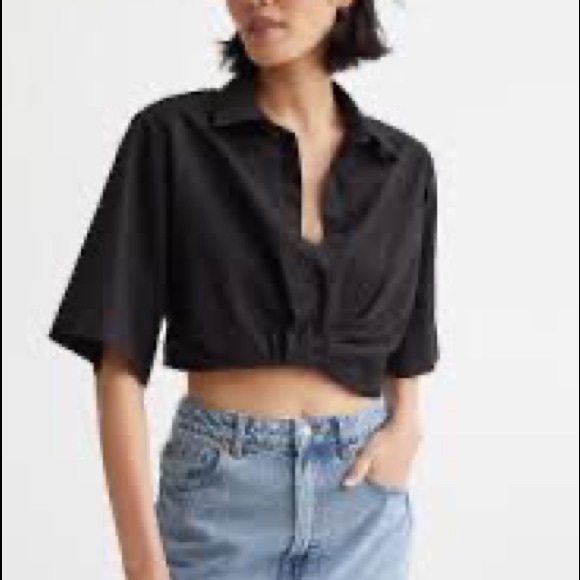 H&M Dresses & Skirts - H & M - Jean Mini Skirt - size 8
